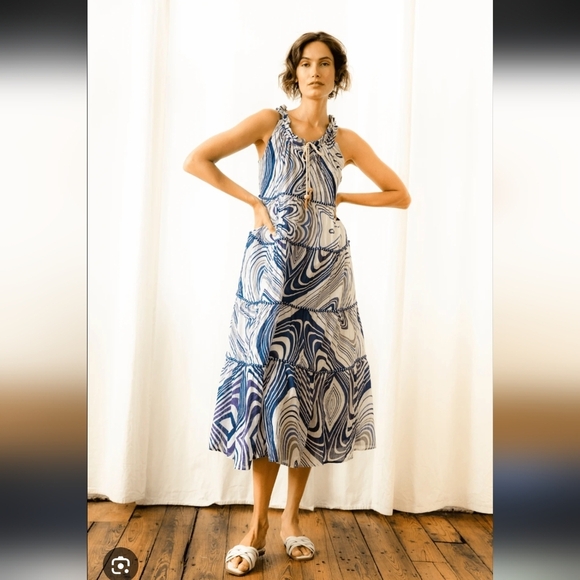 Guadalupe Design Celeste Midi Dress - Picture 1 of 1